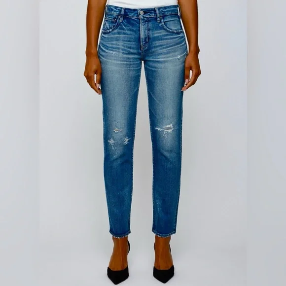 Moussy Vintage Bridgeville Slim Straight Jeans - Size 28 - Picture 3 of 8